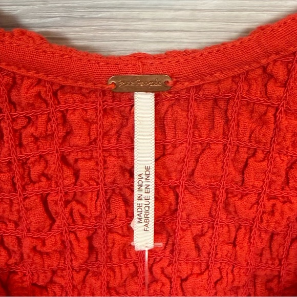 Free People What a Time Drop Waist Mini Dress in Wine - Size Small - Picture 2 of 9